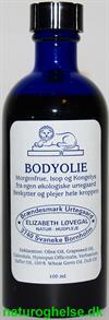 Bodyolie bl� glasflaske Elizabeth L�vegal
